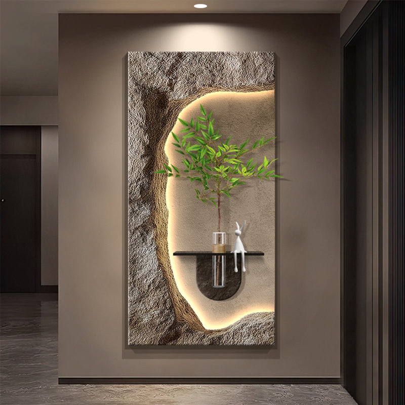 mingjingxing Picture color Rectangle Sandstone Wall art | Wayfair